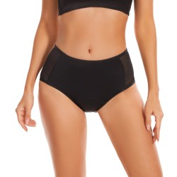 Culotte Menstruelle Taille Haute Noir