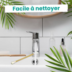 Boîte bambou + 2 coton tiges Silicone - Feel Natural