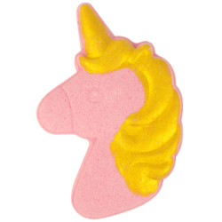Bombe de bain Licorne Rose Dore 150 grs Senteur Bubble Gum