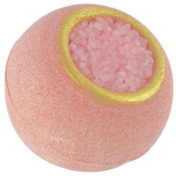 Bombe de bain garnie de sels de bain - Senteur Fleur de cerisier- 150gr