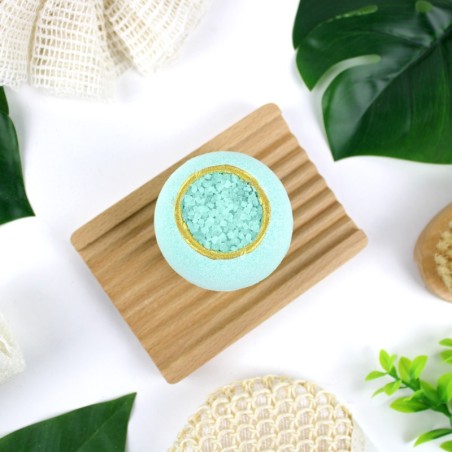 Bombe de bain garnie de sels de bain - Senteur Monoï
- 150gr