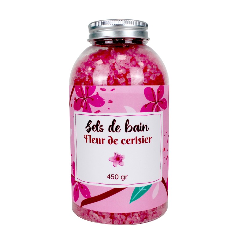 Sel de bain 450 grs - Senteur Fleur de cerisier