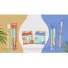 Brosse à dents tête interchangeable et vissable en bambou Feel Natural - Souple