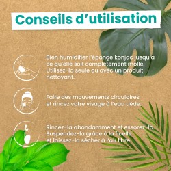 Eponge Konjac Visage Naturelle - Feel natural