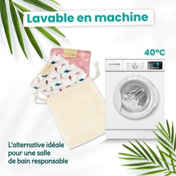 Set 6 carrés démaquillants Expert + filet de lavage Feel Natural