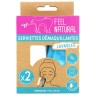 Lot de 2 Serviettes démaquillantes - Feel Natural