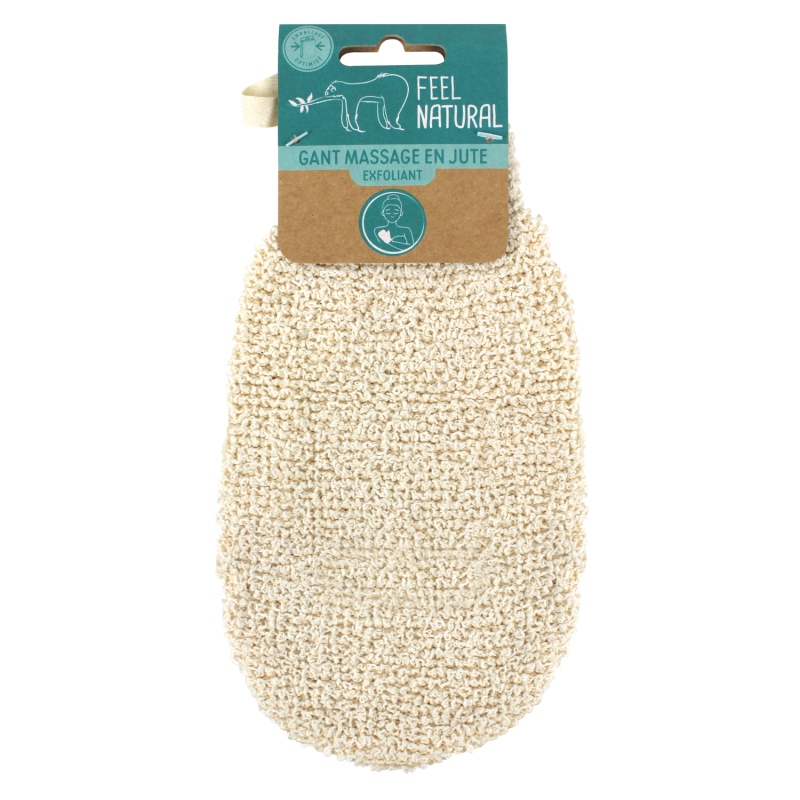 Gant exfoliant en jute - Feel Natural