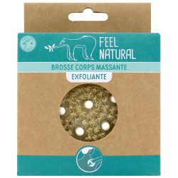 Brosse corps exfoliante et  massante - Feel Natural