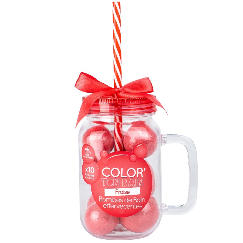 Mug - Boules de Bain - Senteur Fraise - French Tendance