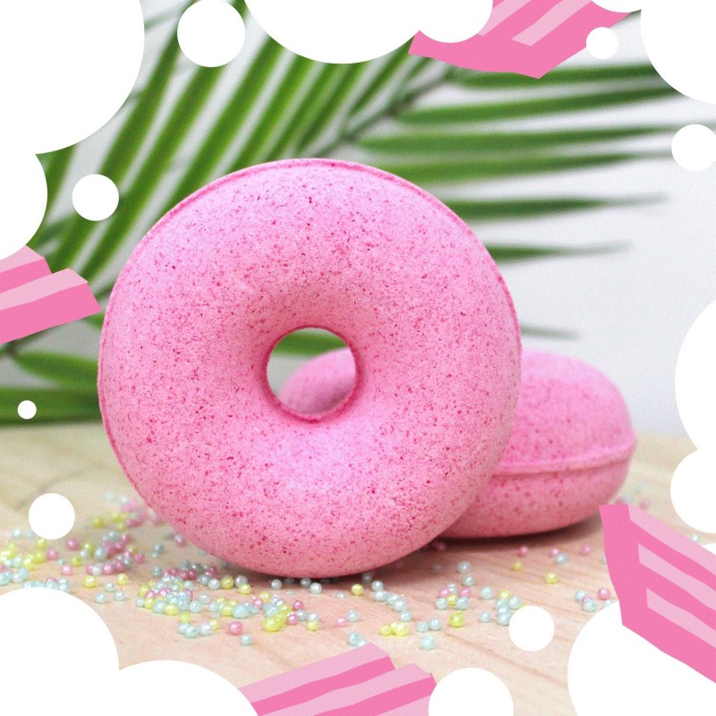 Bombe de bain 100 gr - Disco Pop - Senteur Bubble Gum - French Tendance