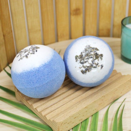 Bombe de bain 150 gr- Fleurs Séchées - Senteur Monoï - French Tendance