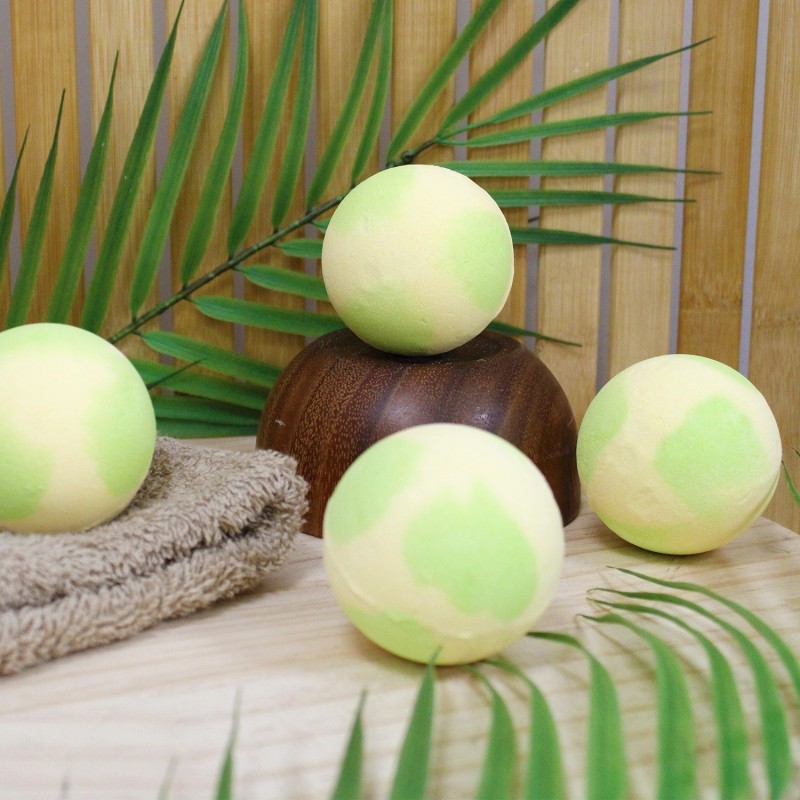 Bombe de bain 120 grs - Senteur Ananas - French Tendance
