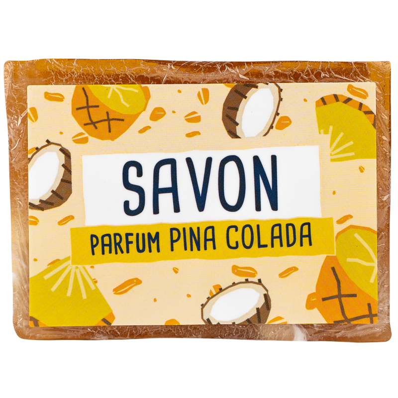 Savon en tranche glycérine végétale 100 gr - Senteur Pina colada - French Tendance