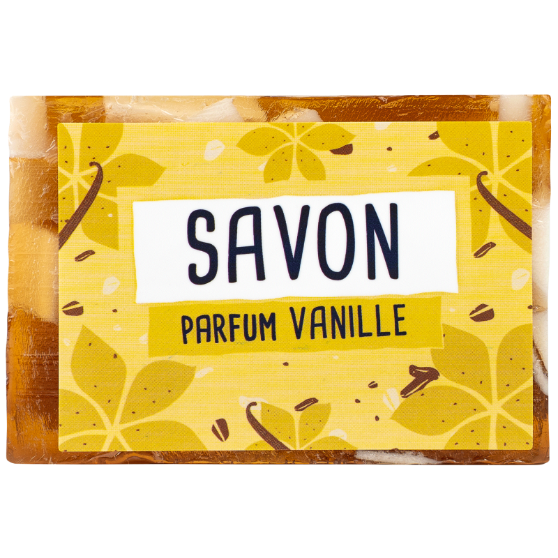 Savon en tranche glycérine végétale 100 gr - Senteur Vanille - French Tendance