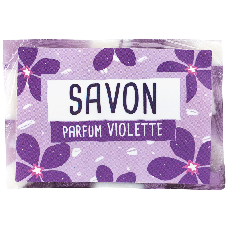 Savon en tranche glycérine végétale 100 gr - Senteur Violette - French Tendance