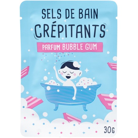 Sels de bain crépitants 30 gr - Senteur Bubble Gum - French Tendance