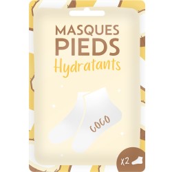 Masque hydratant pieds - Senteur Coco - French Tendance