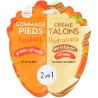 Duo Gommage / Crème hydratante Pieds - Graines de Citrouilles & Vitamine C - French Tendance