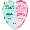 Duo Gommage / Crème hydratante réparatrice Mains - Concombre & Sel Marin - French Tendance