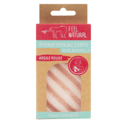 Eponge Konjac Corps Fleur de Cerisier - Feel natural