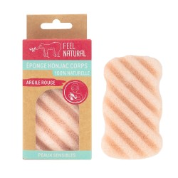 Eponge Konjac Corps Fleur de Cerisier - Feel natural