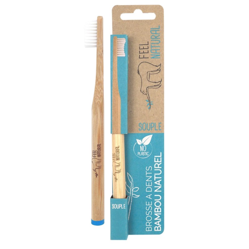 Brosse à dents en Bambou - Feel Natural - Souple
