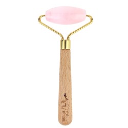 Roller visage Gua Sha Quartz rose - Feel Natural