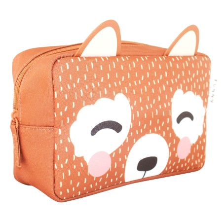 Trousse (20x13x8) Funny Kids - Panda Roux