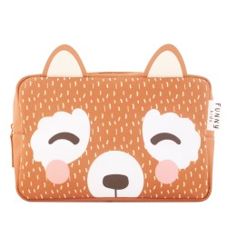 Trousse (20x13x8) Funny Kids - Panda Roux