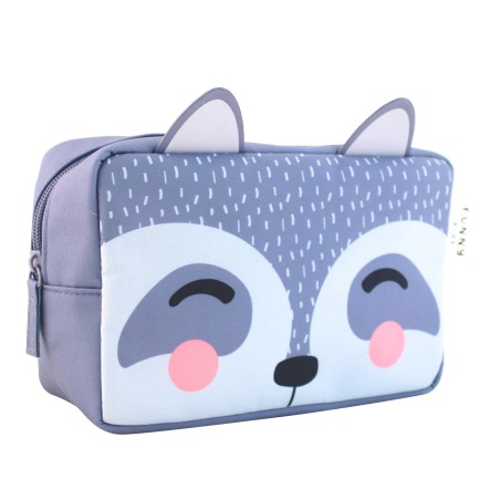 Trousse (20x13x8) Funny Kids - Loup