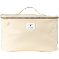 Vanity (24x16x16) Simili Cuir  - Coloris beige