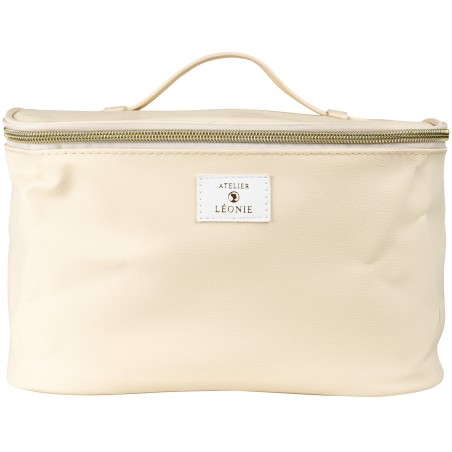 Vanity (24x16x16) Simili Cuir  - Coloris beige