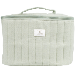 Vanity de voyage Femme (26x20x18) - Gaze de coton - Coloris Vert