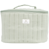 Vanity de voyage Femme (26x20x18) - Gaze de coton - Coloris Vert
