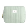 Trousse de toilette Femme (21x15x10) - Gaze de coton - Vert
