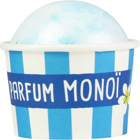 Bombe de bain 100 gr - Carnaval - Senteur Monoï - French Tendance