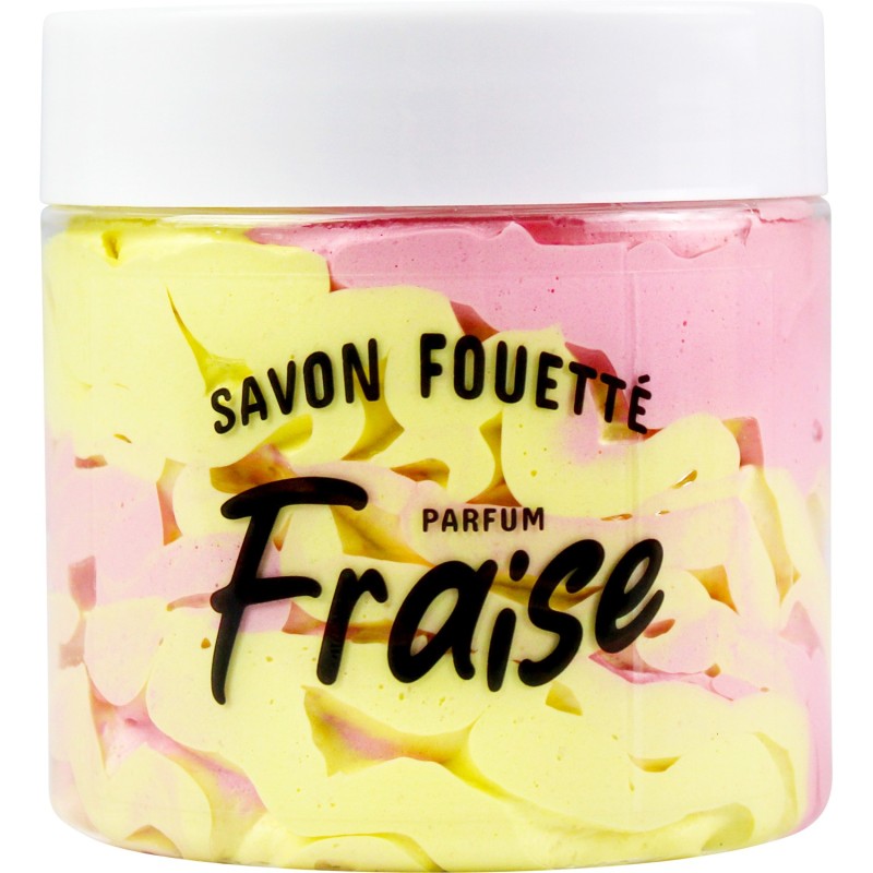 Savon fouetté 190 ml - Senteur Fraise - French Tendance