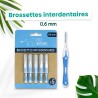 Lot de 5 brossettes interdentaires 0,6 mm - Feel Natural