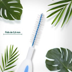 Lot de 5 brossettes interdentaires 0,6 mm - Feel Natural