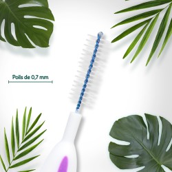 Lot de 5 brossettes interdentaires 0,7 mm - Feel Natural