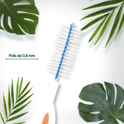 Lot de 5 brossettes interdentaires 0,8 mm - Feel Natural